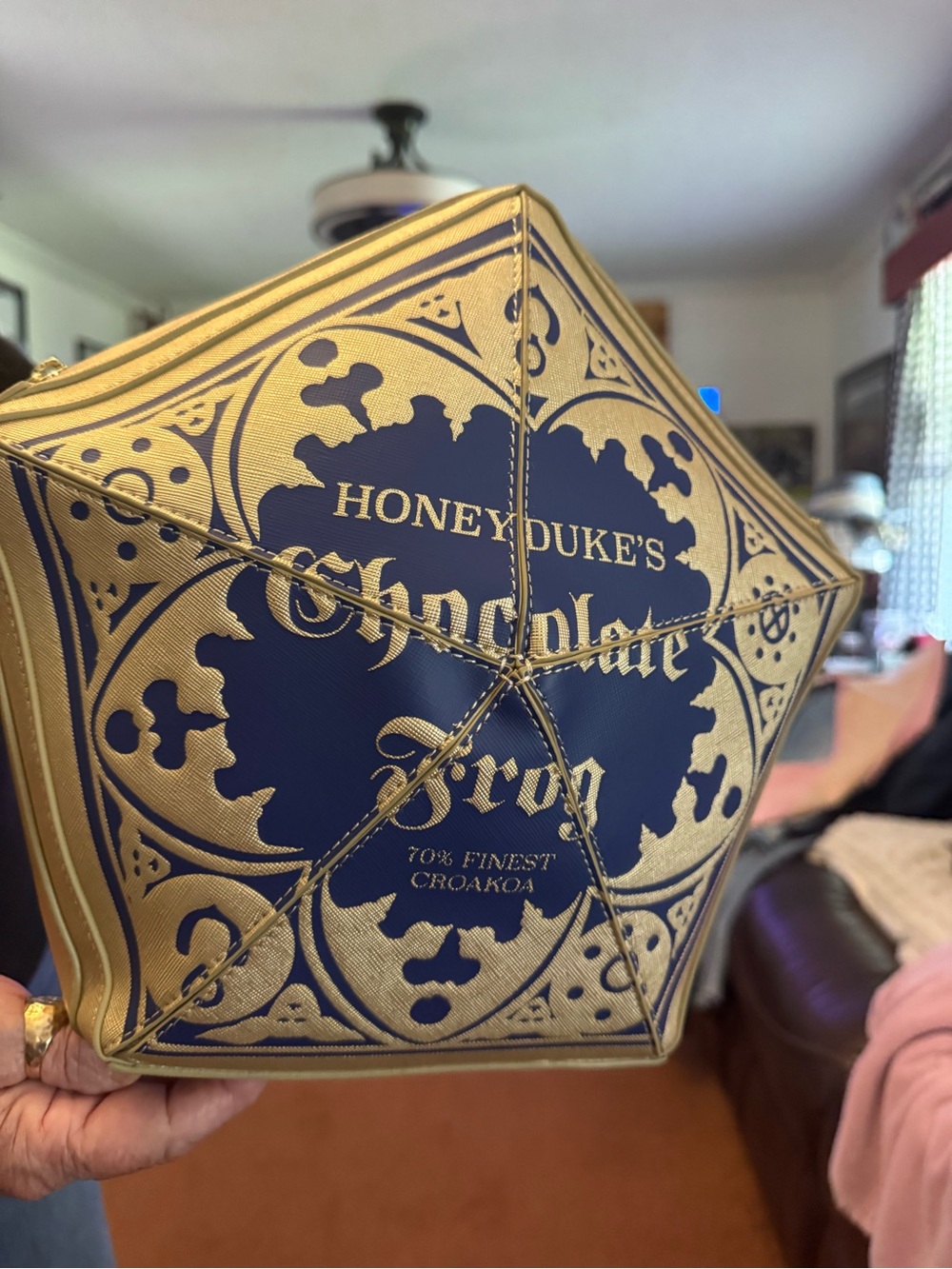 Warner Bros. Harry Potter Blue Bag with Gold Accents